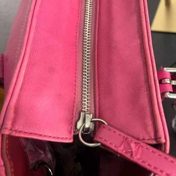 💖 Y2K (2005) Coach Fuchsia Leather Tote Bag - Picture 4 of 14